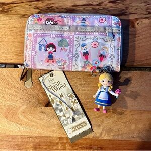 NWT Le Sportsac x Disney It’s A Small World Wallet